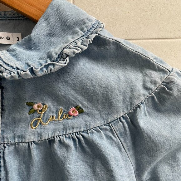 Soft Denim Blouse - Picture 4 of 5